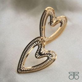 BRINCO CORAÇÃO CORTE A LASER