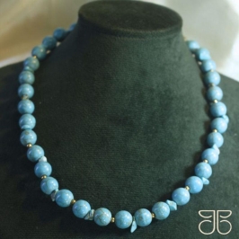 GARGANTILHA PEDRA TURQUESA