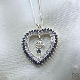 MANDALA CORAÇÃO AZUL 1 FILHO