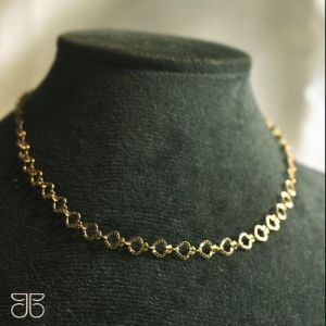 CHOKER ELOS DIAMANTADO 30CM