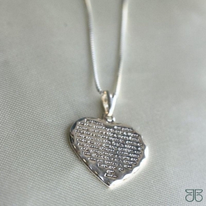 GARGANTILHA CORAÇÃO PAI NOSSO