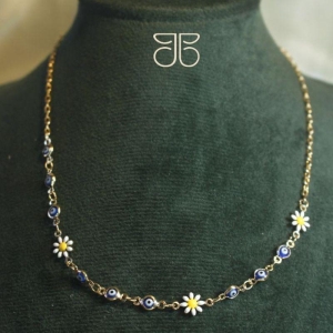 GARGANTILHA OLHO GREGO MARGARIDA