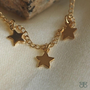 TORNOZELEIRA 3 ESTRELAS PENDURADAS