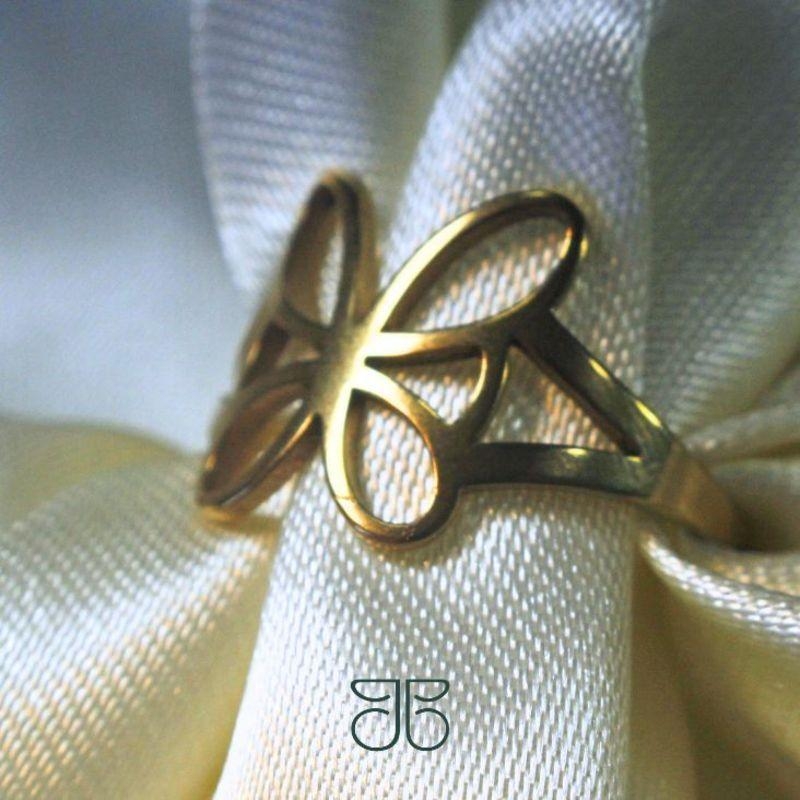 ANEL BORBOLETA AÇO STEEL