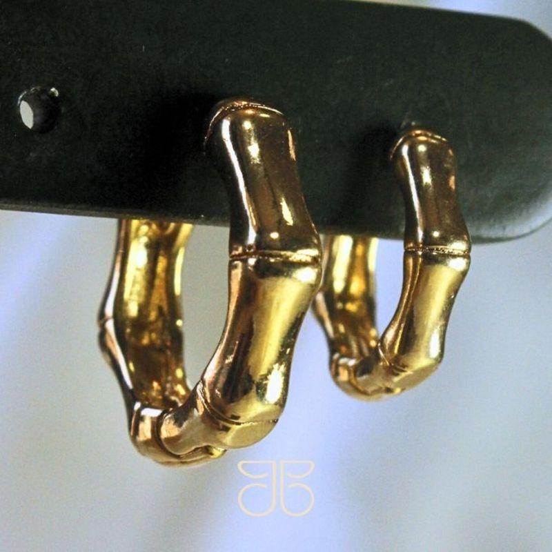 ARGOLA DUPLA CLICK FORMATO BAMBU