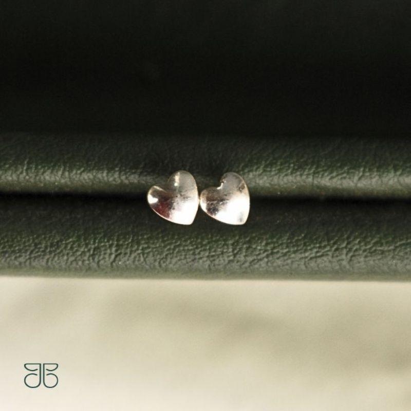 BRINCO CORAÇÃO CHAPA P PRATA 925