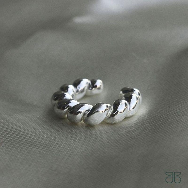 PIERCING FAKE TRANÇADO PRATA