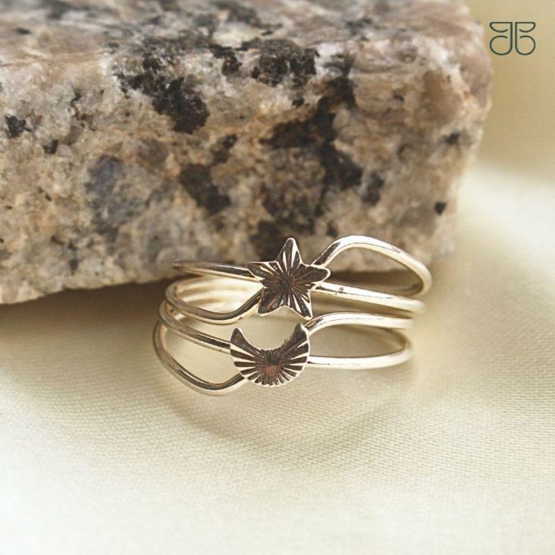 ANEL LUA ESTRELA DIAMANTADO