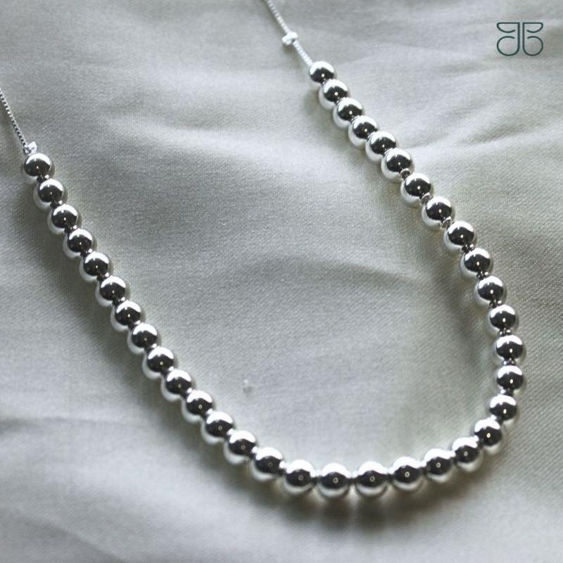 GARGANTILHA 34 BOLAS PRATA