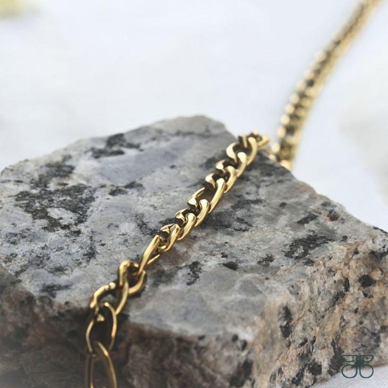 CORRENTE MASCULINA 70CM AÇO STEEL