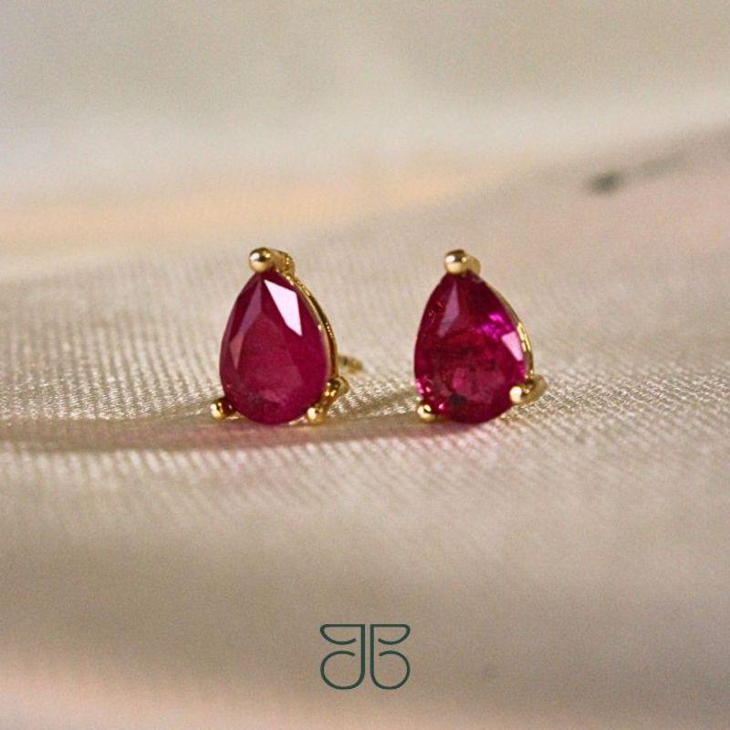 BRINCO GOTA PEDRA ROSA