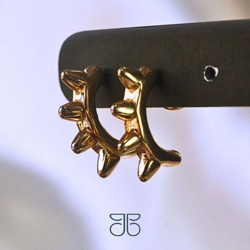 BRINCO MEIA ARGOLA SPIKE P