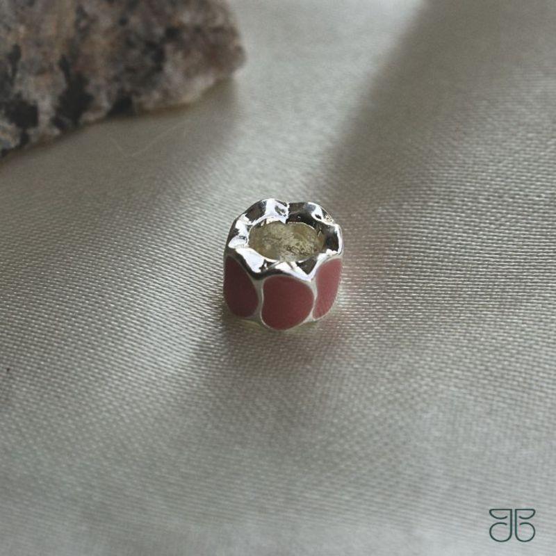 BERLOQUE PASSANTE CORAÇÃO ROSA