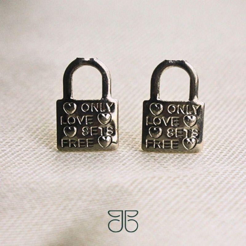 BRINCO CADEADO ONLYLOVE SETS FREE PRATA