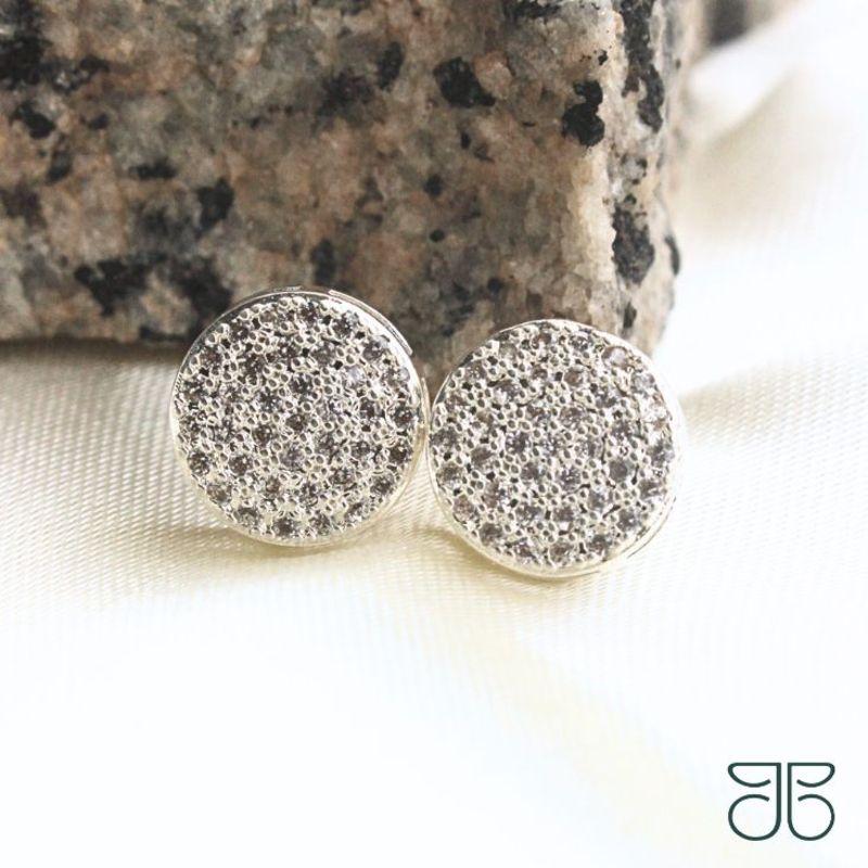 BRINCO CHUVEIRO REDONDO PRATA